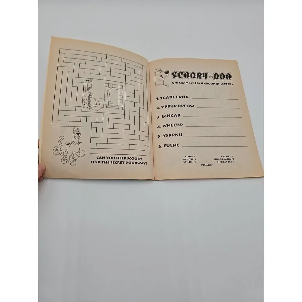Scooby Doo Coloring Book‎ Vintage 1998 Activity Book Cartoon Network Read